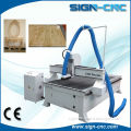 SIGN 1325 DSP 3d engraving cnc router woodworking machine with dust collector